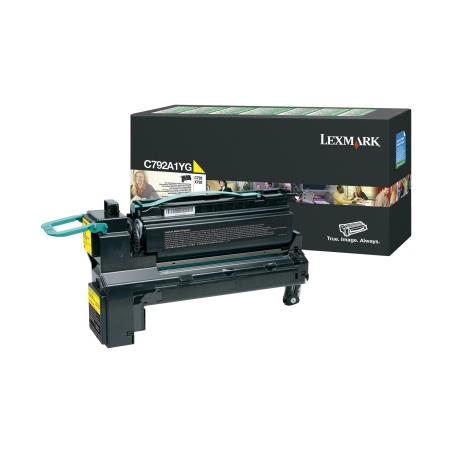 775860 Lexmark  Toner LEXMARK C792A1YG 6K gul 